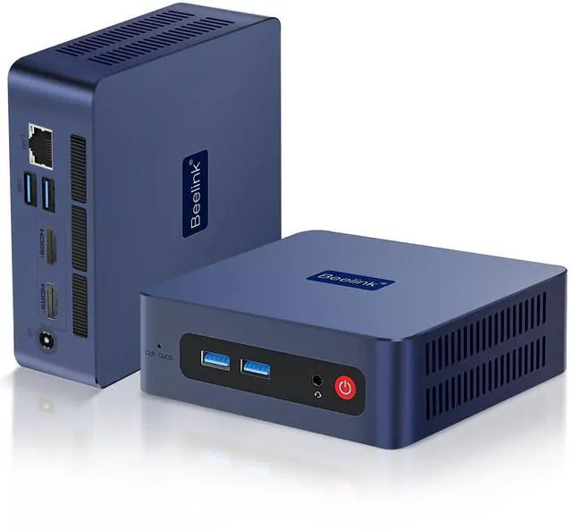 Main image of Beelink SER3 Mini Pc, AMD Ryzen 3 3200U (2C/4T,up to 3.5 GHz),Mini Computers with 16GB DDR4 RAM 500GB M.2 SSD, 4K Dual Display, 1000Mbps LAN, USB3.2, WiFi 5, BT 5.0, Win 11 Pro