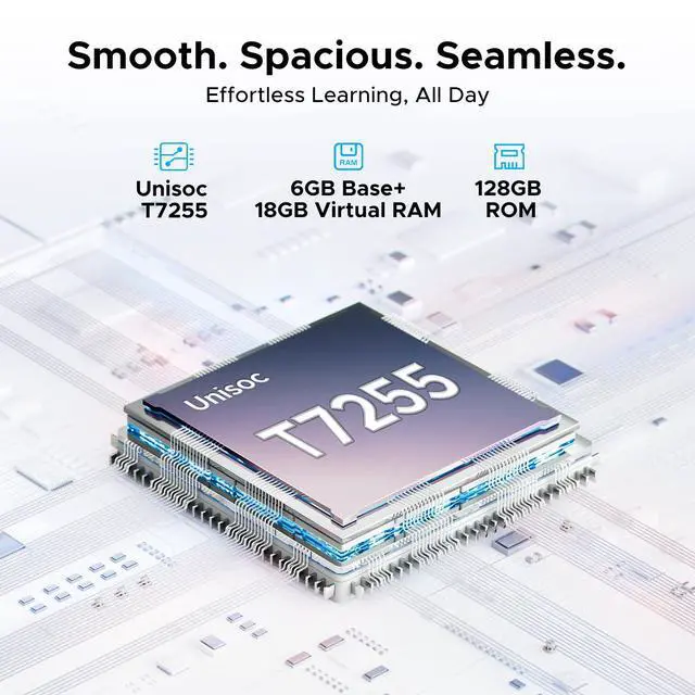 Alt view image 4 of 5 - DOOGEE U12 Updated Android 16 Tablet with Keyboard,12 inch Tablet with Gemini AI,24GB+128GB/TF 2TB Octa-Core Gaming Tablets,2K 2000x1200 FHD+IPS,9000mAh/18W,13MP+8MP,Widevine L1,5G WiFi,Metal Body