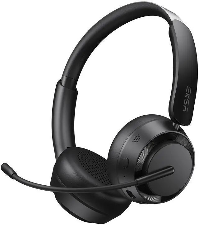 Main image of EKSA H35 Wireless Headset with Mic for Work, Bluetooth 5.4 Headphones with AI Noise-Canceling Microphone, 25H Playtime & Mic Mute,169g On Ear Headphones for Trucker/Remote Work/Call Center/Office