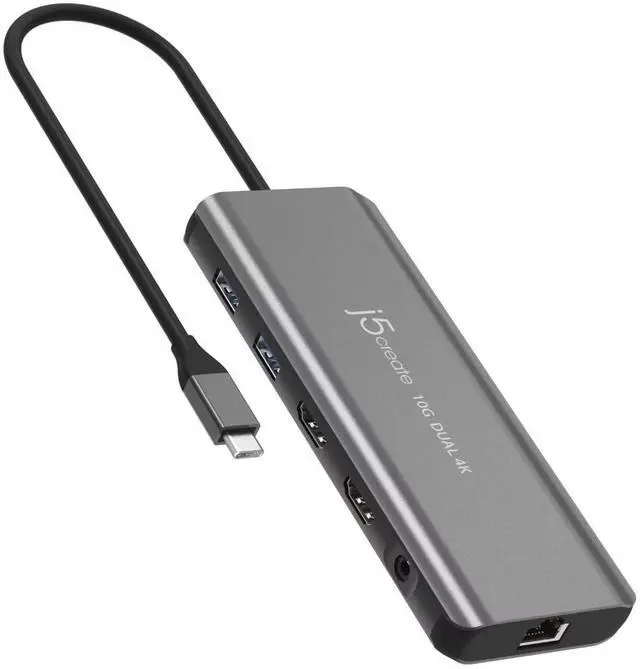 Main image of j5 Create USB Type-C 7 in 1 PD Support Dual HDMI Gen2 Multihub