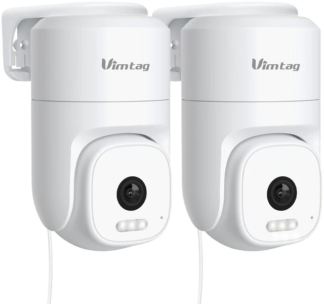 Main image of VIMTAG 2.5K Outdoor Pan/Tilt Security Camera, Wired, Dual-Band Wi-Fi, IP66