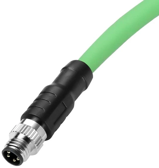 Alt view image 3 of 4 - Alvin's Cables M8 A-Code 4 Pin Male to 4 Pin Female Cable High-Flex Shielded for Beckhoff ZK1090-3132 Industrial Automation EtherCAT Fieldbus 6.6ft/2m