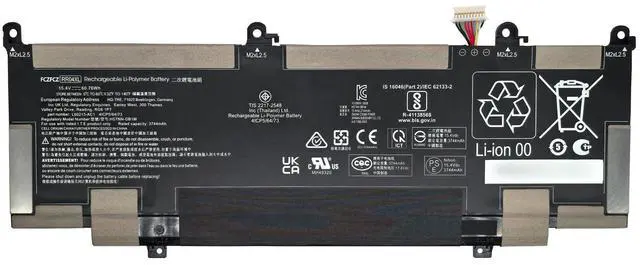 Main image of FCZFCZ RR04XL Battery 60.76Wh Replacement for HP Spectre X360 13-AC 13-AC000 13-AE 13-AE000 13-AP 13-AP0000 13-AW 13-AW0000 13-W 13-W000 Series RR04060XL HSTNN-DB9K HSTNN-OB1M L60213-2C1 15.4V