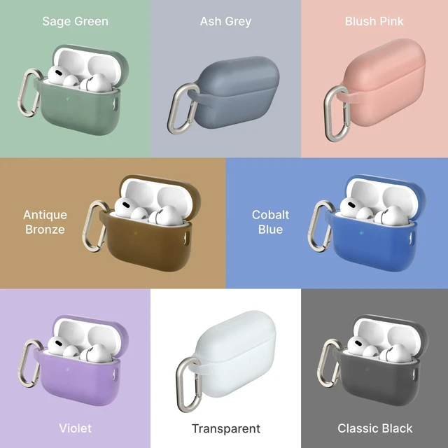 Alt view image 3 of 5 - RHINOSHIELD Earbuds Case for AirPods Pro 2 - Sage Green