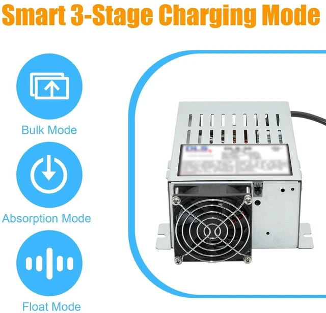 Alt view image 2 of 5 - Power Converter with Built-in 3 Stage Smart Battery Charger Replacement for DLS DLS-30 30 Amp 12V RV Battery Charger