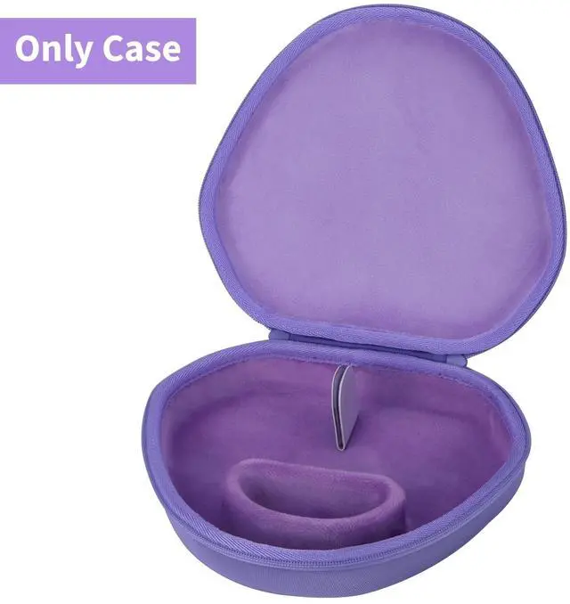 Alt view image 3 of 5 - Peyyargo Hard Carrying Case with Sleep Mode Replacement for Apple AirPods Max Wireless Over-Ear Headphones (Lilac)