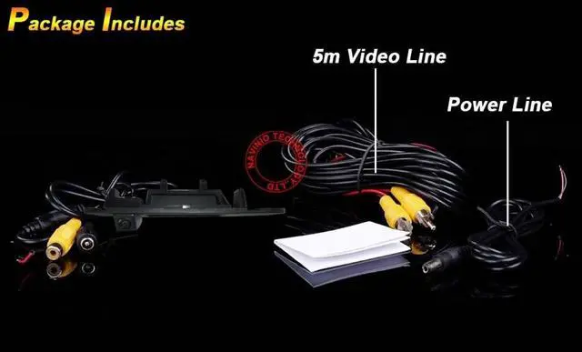 Alt view image 4 of 5 - Navinio rear view back up parking vehichle car camera trunk handle for Mercedes Benz GLK Class X204 ML Class GLA200/GLK200/GLK 260/GLK300/ML350/A180/A200/A260 W205 W166 W176 X166(Model A= 175 * 52 mm)