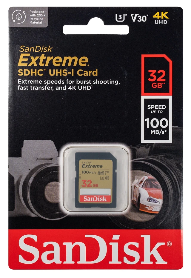Alt view image 2 of 5 - SanDisk 32GB Extreme SD Card (2 Pack) SDHC Cards for Browning Trail Cameras