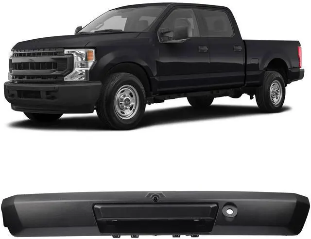 Main image of Dasbecan Tailgate Handle with Rear View Backup Camera Compatible with 2017-2022 Ford F250 F350 F450 Super Duty Trunk Hatch Handle Camera Without Release Button HC3Z-9943400-NA HC3Z-9943400-NB