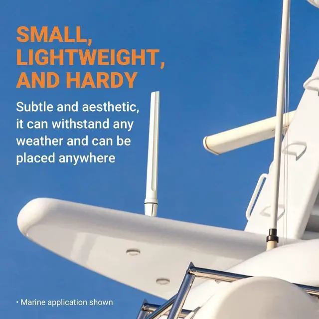 Alt view image 5 of 5 - Poynting OMNI-600 Wideband Omni-Directional Antenna ^^ 2x2 Mimo ^^ 5G Ready ^^ 4G LTE ^^ 617-3800 MHz ^^ 6.2 dBi