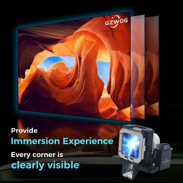 Alt view image 4 of 5 - GZWOG PK-L2312U Hight Quality Replacement Projector Lamp Bulb for JVC DLA-RS66 DLA-X35 DLA-RS56 DLA-X95R DLA-RS46 DLA-X700R DLA-X500R DLA-X55R DLA-X75 DLA-X75R with Housing