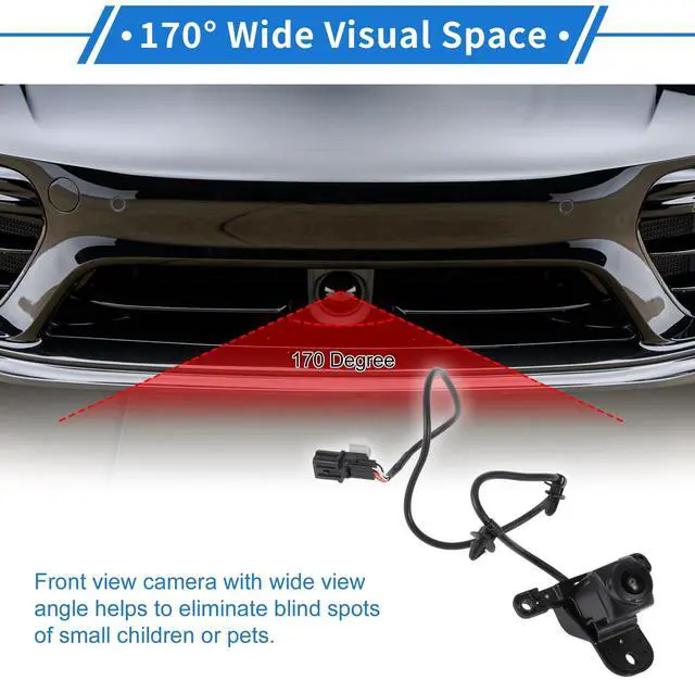 Alt view image 3 of 5 - INFINAUTO Car Park Assist Camera Rear View Backup Reverse Camera for Hyundai Santa Fe 2017-2019 No.95780-B8600/95780B8600 1 Pc