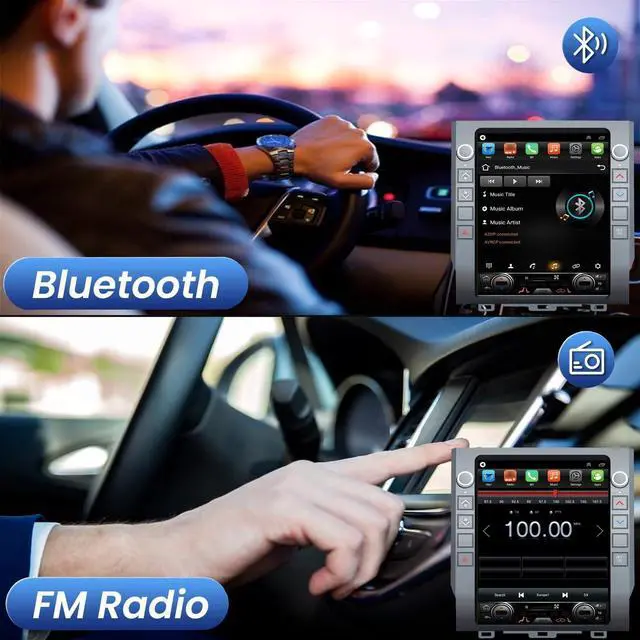 Alt view image 5 of 5 - QLED 8-Core CPU Radio Upgrade for Toyota Tundra 2014 2015 2016 2017 2018,12.1inch IPS Screen,CarPlay Android Auto Ready,Steering Wheel Control