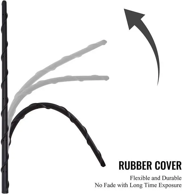 Alt view image 2 of 5 - 16 inches Antenna Compatible with 2000-2021 Toyota Tundra Tacoma ^^ Car Wash Proof ^^ Flexible Rubber Copper ^^ Designed for Optimized FM/AM Reception