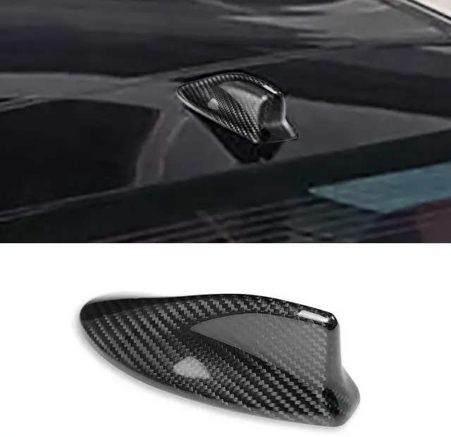 Main image of BLAKAYA Compatible with Antenna Cover Shark Fin Trim Hood Real Carbon Fiber Automotive Roof Aerials for Toyota Camry 2024 2025 (Black)