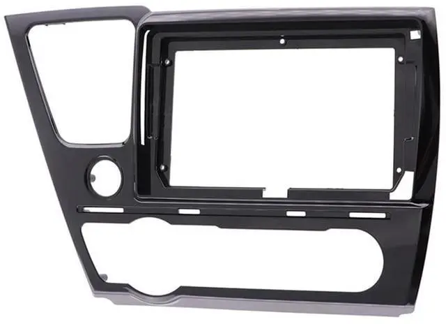 Alt view image 3 of 5 - 9'' Car Radio Stereo Dash Install Kit Fascia Panel Trim fits for Honda Civic 2013-2015 Installation Aftermarket Stereo Headunit