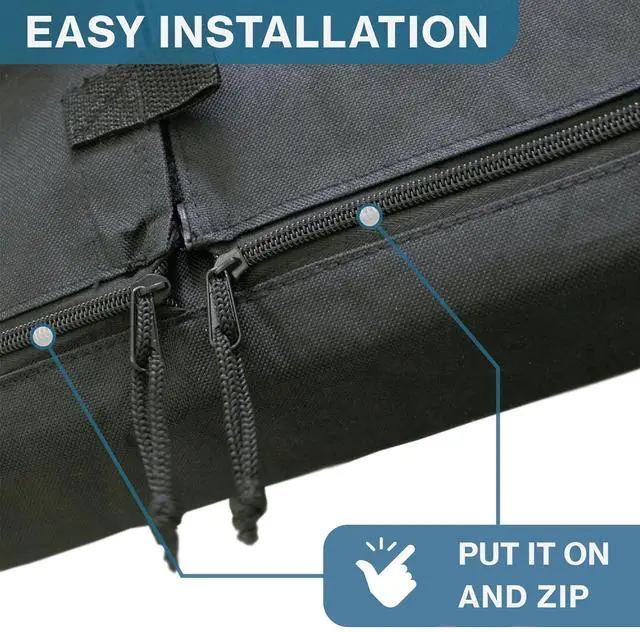 Alt view image 5 of 5 - Outdoor TV Cover 48, 49, 50 inch - WITH ZIPPER, Weatherproof and Waterproof 360 degrees protection, 600D Heavy Duty Fabric American Flag