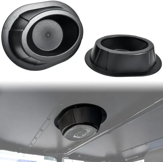 Main image of SAUTVS 2PCS UTV 6 by 9 Inch Roof Speakers Pods Waterproof Dustproof Universal 6x9 Overhead Speakers Panels Enclosures Holder for Can-Am/Polaris/Kawasaki/Honda/Yamaha Accessories