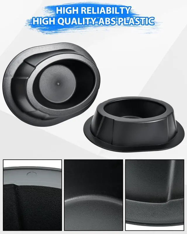 Alt view image 4 of 5 - SAUTVS 2PCS UTV 6 by 9 Inch Roof Speakers Pods Waterproof Dustproof Universal 6x9 Overhead Speakers Panels Enclosures Holder for Can-Am/Polaris/Kawasaki/Honda/Yamaha Accessories