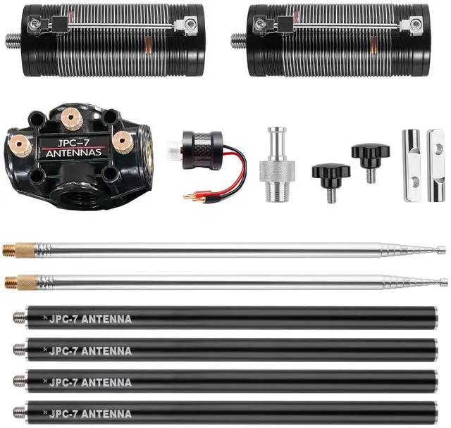 Main image of JPC-7 HF Antennas for Ham Radio 7-50MHz All Band Shortwave Radio Antenna with Low SWR <1.2, 40m-6m 8 Bands Easy Setup for POTA/Field Day