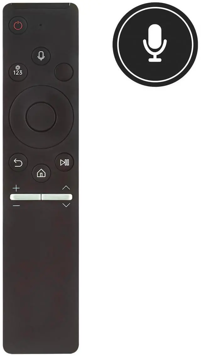 Alt view image 2 of 5 - BN59-01389A Replace Voice Remote Control Compatible with Samsung Smart TV UN85CU7000FXZA UN50CU7000FXZA UN85CU7000D UN43CU7000F UN55CU7000FXZA UN58CU7000FXZA UN50CU7000DXZA UN65CU7000F UN65CU700