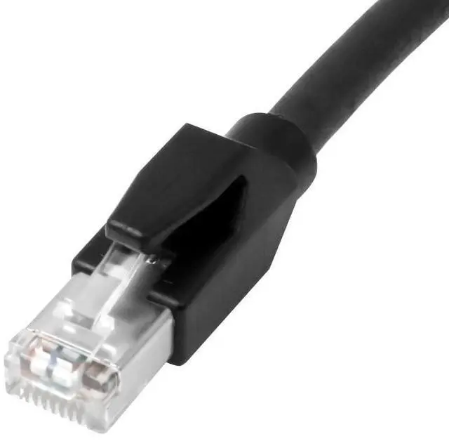 Alt view image 3 of 4 - Alvin's Cables M12 X-Code 8 Pin Female to RJ45 Ethernet Cable Cat6a High-Flex Shielded for Cognex Keyence Basler Industrial Automation Fieldbus Module 49.2ft/15m