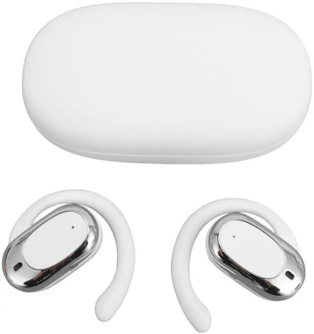Alt view image 5 of 5 - LUCKDANO Bluetooth Translation Earphones Bluetooth 5.49 Translation Earphones, 144 Languages, Noise Cancellation, Touch Control, Wireless Earbuds, White. (White)