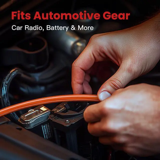 Alt view image 5 of 5 - PTASYGK 4 Gauge Wire 15ft Red Black CCA Automotive Battery Power Cable Low Voltage Primary Wire for Car Audio, Solar & Generator - Flexible PVC Jacket