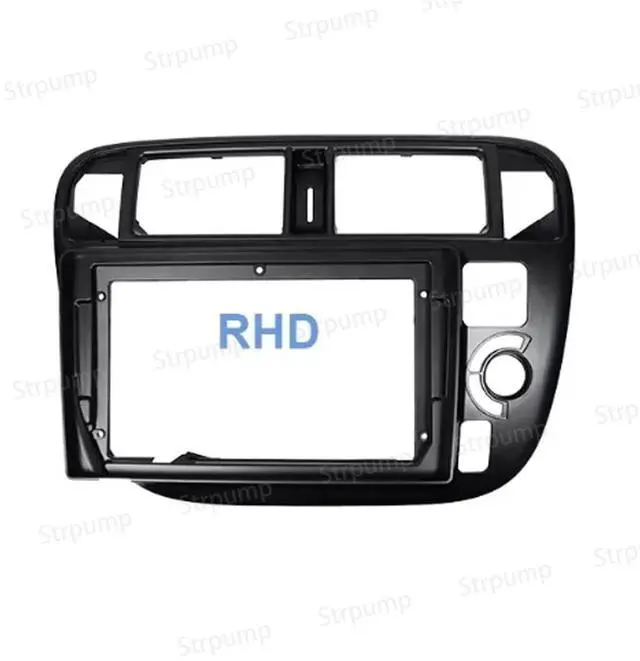 Alt view image 2 of 5 - 9'' for 1996-1999 Honda Civic (EK3/EK9) Car Radio Stereo Audio Frame Fascia Bezel Trim Kit