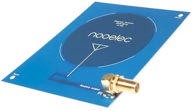 Main image of Nooelec Inmarsat Patch Antenna - High Gain (3.5dBi) 1550MHz PCB Antenna with SMA Connector for AERO
