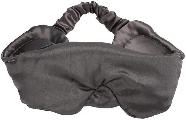 Main image of Bluetooth 5.0 Sleep Mask Headphones, 3D Contoured Music and Soft Silk Sleeping Eye Cover Support Hand-Free Calling, Rechargeable & Washable (Grey)