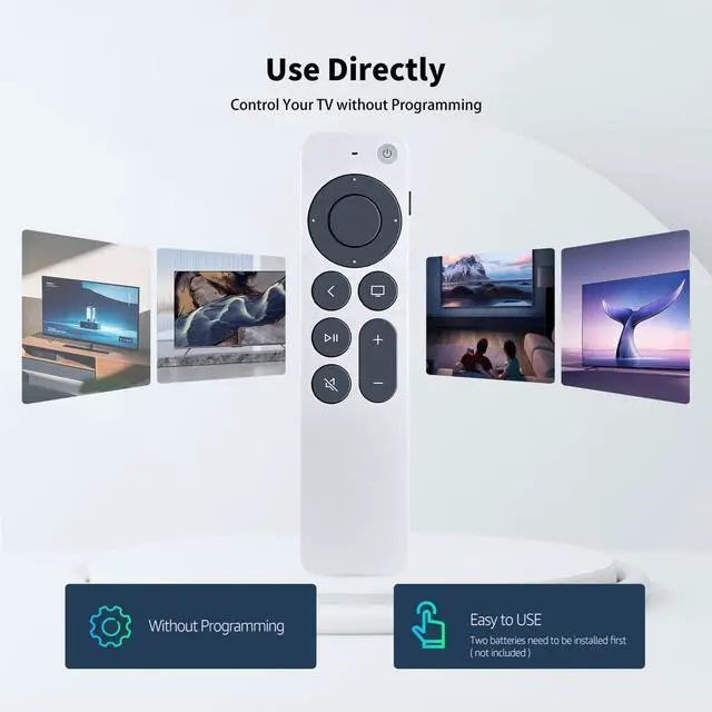 Alt view image 2 of 5 - Snrigw Replacement Remote Control for TV Box A2540 A2584 No Voice,Silvery