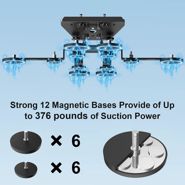 Alt view image 5 of 5 - Starlink mini Magnetic Mount for Car Roof, 30 Tilt Adjustable, No-Drill