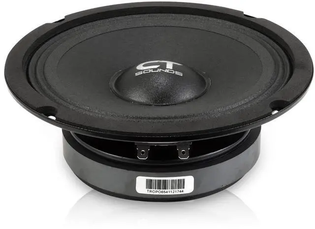 Alt view image 5 of 5 - CT Sounds TROPO65-4 6.5 Shallow Mount Midrange Speaker, 175 Watts RMS, Each