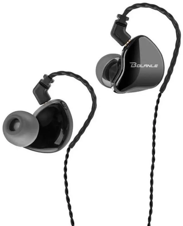 Alt view image 5 of 5 - Bolanle SE-25 Professional IEM in-Ear Monitors High-Fidelity Wired Monitor Earbuds with Dynamic Driver, Noise Isolating Earphones for Musicians, Podcasters, Vocalists & Studio Recording