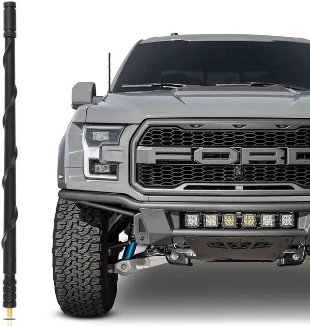 Main image of VOFONO 13 Inch Antenna Compatible with Ford F150 2009-2025, F-250 F-350 2017-2025, Automotive Antenna for Ford Trucks, Short Antenna Replacement F-150 Accessories