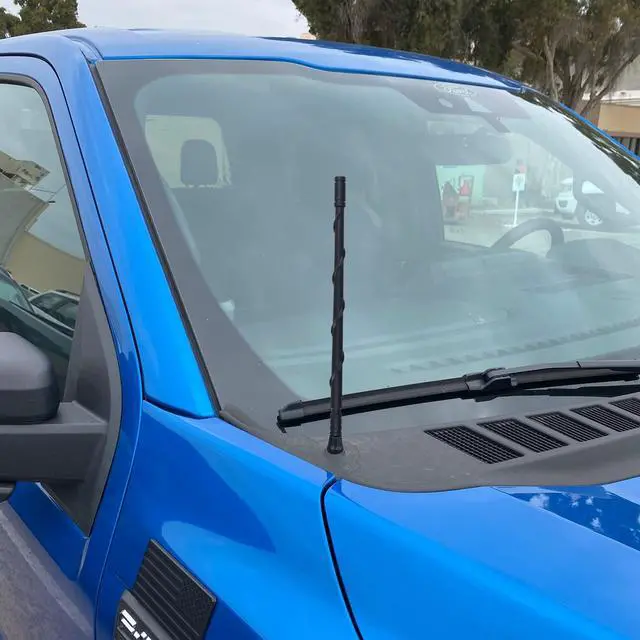 Alt view image 2 of 5 - VOFONO 13 Inch Antenna Compatible with Ford F150 2009-2025, F-250 F-350 2017-2025, Automotive Antenna for Ford Trucks, Short Antenna Replacement F-150 Accessories