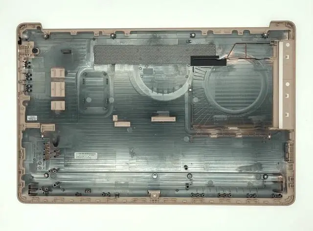 Alt view image 2 of 5 - Replacement for HP 17-by 17T-by 17-CA 17Z-CA 17.3" Laptop Bottom Case Base Enclosure Lower Cover L56246-001 6070B1617801 Pale Rose Gold