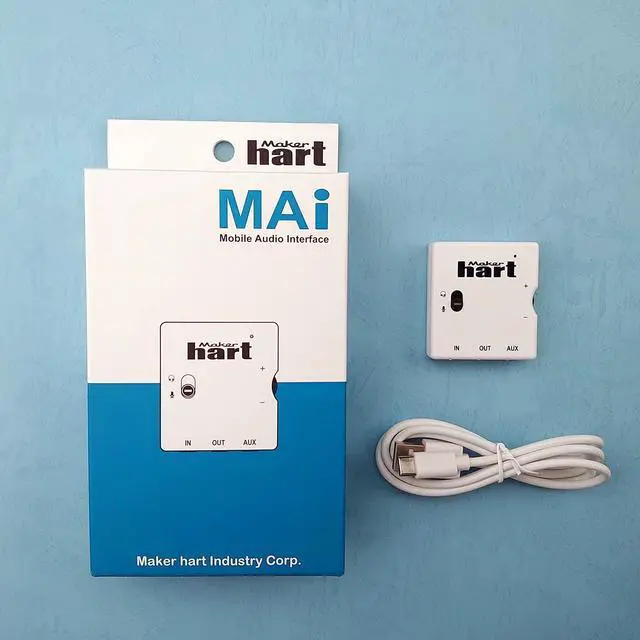 Alt view image 2 of 5 - Maker hart MAI mini mobile audio interface good sound headphone output for zero-latency audio monitoring and playback