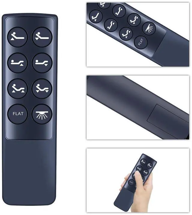 Alt view image 2 of 5 - SJUIF Replacement Remote Control for Yireehome TXR-A1-01-CA TXR-A1-01M-CA, for Yiree QNR-A1-01 TNR-A1-01 FDR-A1-01