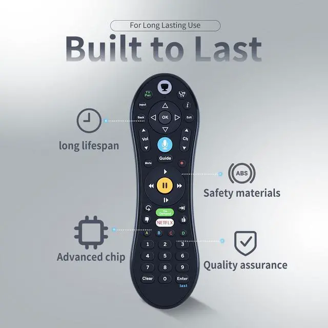 Alt view image 2 of 5 - MOVHEIYL Replacement Voice Remote Control Compatible for TiVo VOX, TiVo Edge and Bolt Series, and Mini VOX DVRs