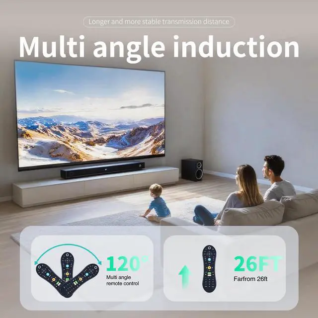 Alt view image 5 of 5 - MOVHEIYL Replacement Voice Remote Control Compatible for TiVo VOX, TiVo Edge and Bolt Series, and Mini VOX DVRs