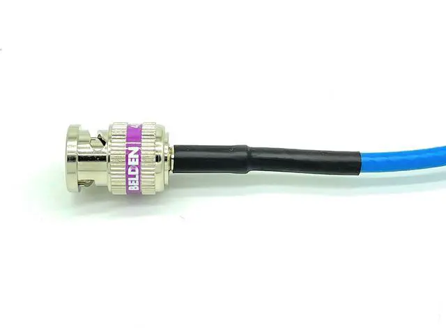 Alt view image 3 of 4 - AV-Cables 12G 4K HD SDI BNC - BNC Cable 4855R Mini RG59 (25ft, Blue)