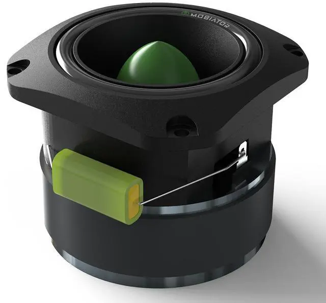 Alt view image 3 of 5 - mobiator T45B-8 4 Super Bullet Tweeter ^^ Titanium Diaphragm, 8Ohm, 1.5 Voice Coil, 700W Max, Built-in Capacitor Pro Audio High Frequency Driver (Pair Pack)