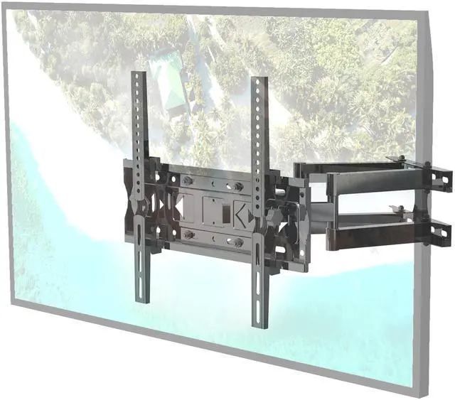 Main image of Ageszoe Full Motion Articulating TV Wall Mount for 32 Inch to 65 Inch TVs, Max VESA 400 x 400, Extended Arms 15.75 Inch, +15~-15 Tilting, Heavy Duty Low Profile Tilting TV Wall Mounted Bracket