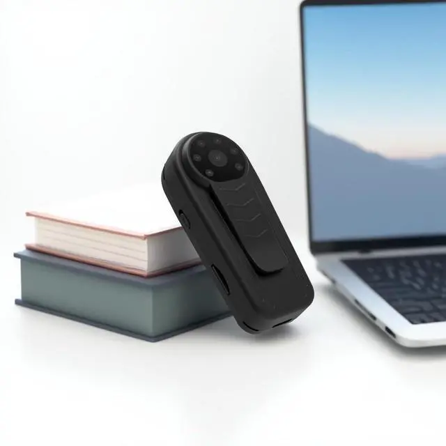 Alt view image 5 of 5 - HUOMOI Ultra Portable Full HD Mini Video Camera, Multi-Function Recorder with Mobile Interconnection, Pocket Camera, Video Recorder, Body cam