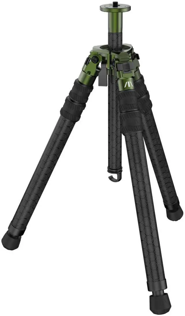 Alt view image 2 of 5 - FatBoy Tripods Pursuit18 - Carbon Fiber and Aluminum Tripod with Durable Frame, Lightweight, Stable Design, Bubble Level, Adjustable Legs, and Hands-Free Operation for Hunting, Shooting, Outdoors