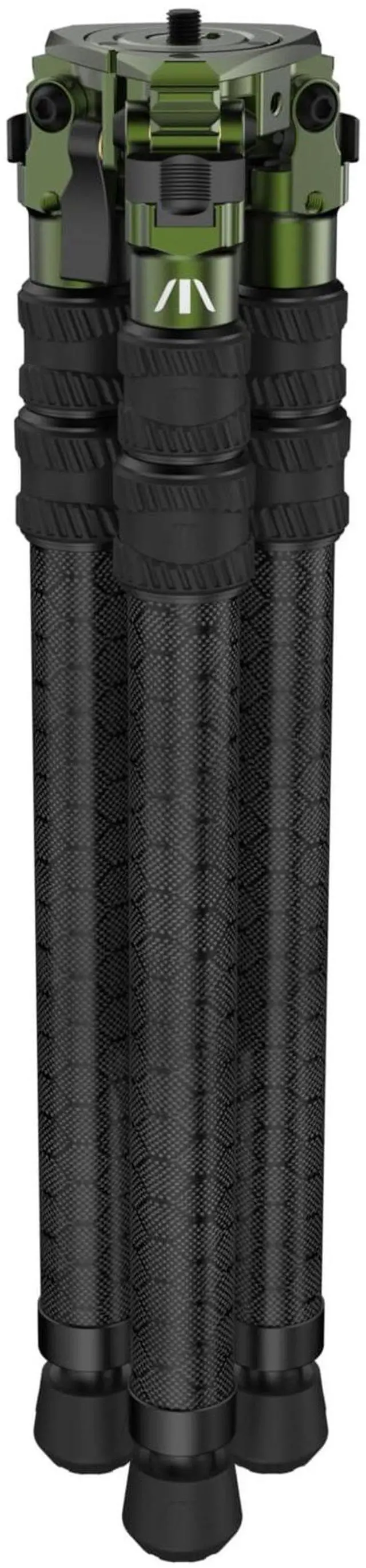 Alt view image 4 of 5 - FatBoy Tripods Pursuit18 - Carbon Fiber and Aluminum Tripod with Durable Frame, Lightweight, Stable Design, Bubble Level, Adjustable Legs, and Hands-Free Operation for Hunting, Shooting, Outdoors