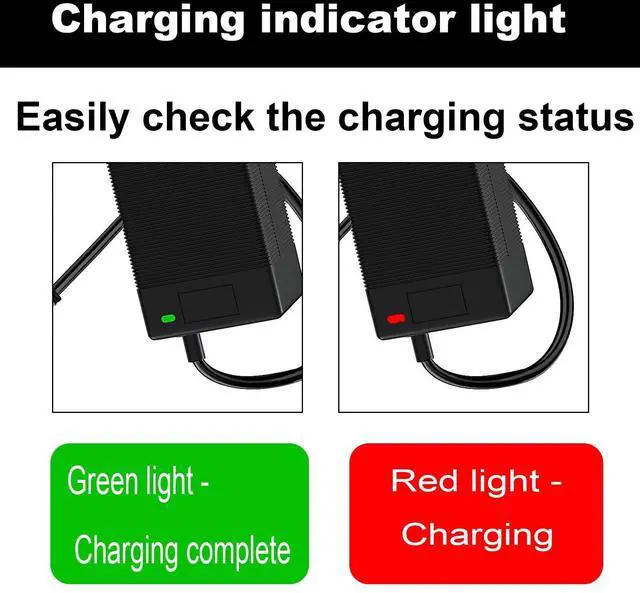Alt view image 3 of 5 - 42V Charger for MAXSHOT 36V Lithium-ion Battery Compatible with MAXSHOT V1 V7 A1 Battery Power Adapter Cord