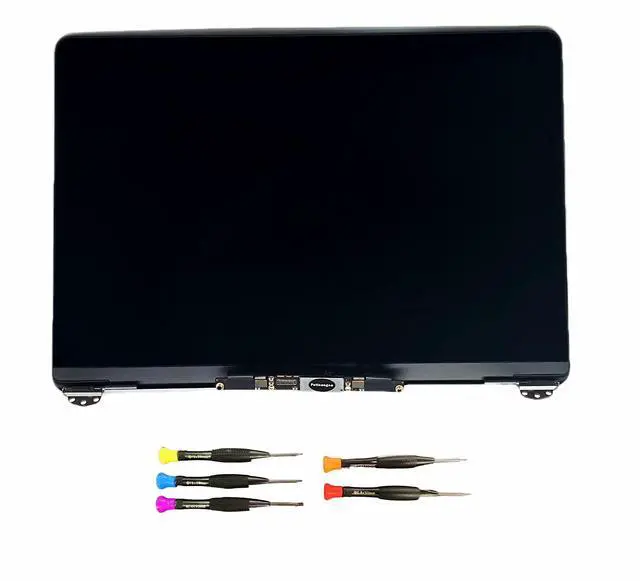 Alt view image 2 of 5 - Replacement Screen for MacBook Air Retina 13" 2020 A2179 A1932 2019 Year EMC 3184 EMC 3302 MWTJ2 MWTK2 MWTL2 MVH22 LCD Display Screen Complete Assembly 2560x1600 Space Gray Silver Gold (Silver)